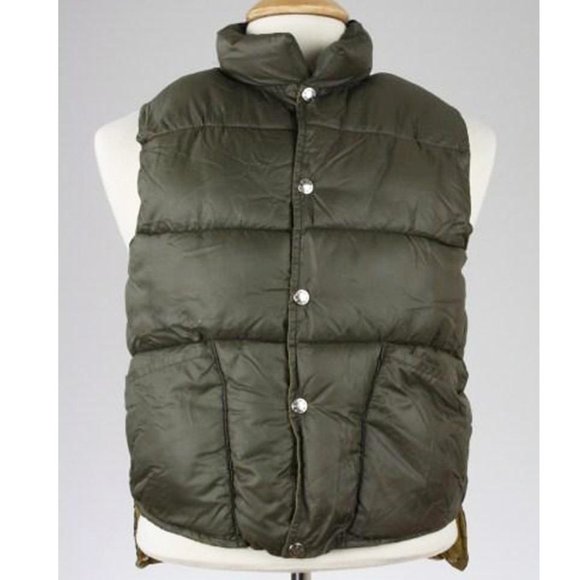 Vintage 80s Red Head Reversible Quilted Ski Vest
